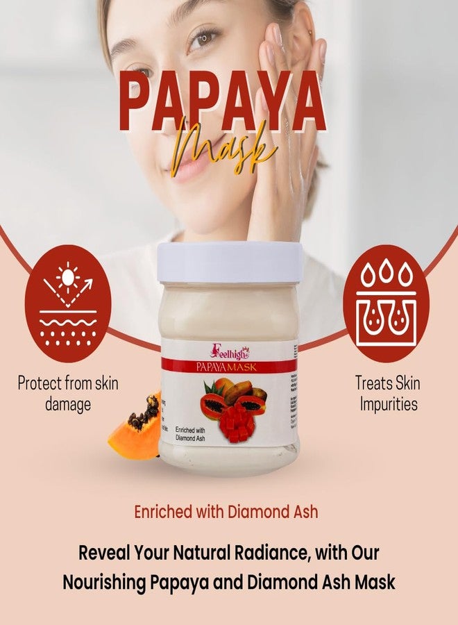 Feelhigh Papaya Face Mask pack2- Men & WomenSkin Care products - Facial product -500ml each - Image 3