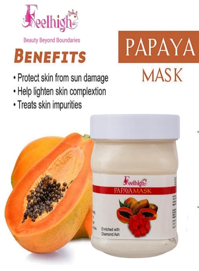 Feelhigh Papaya Face Mask pack2- Men & WomenSkin Care products - Facial product -500ml each - Image 2