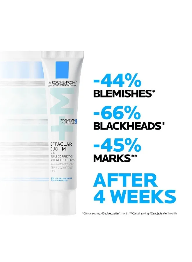 LA ROCHE-POSAY La Roche-Posay Effaclar Duo+M Acne Treatment Cream for Oily and Acne Prone Skin 40ml