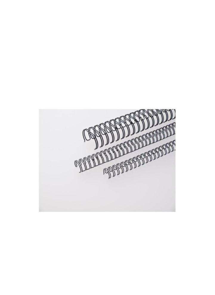 RENZ Renz Binding Wires 3:1 34 Loops 6.9mm A4 Black 100 Pieces  - Image 1