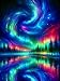 mrpwnle Aurora Diamond Art Painting Kits for Adults Northern Lights Diamond Art Painting Kit for Adults Round Full Drill 5D Landscape Diamonds Painting Gem Art DIY Crafts Kits 12x16inch - Image 2