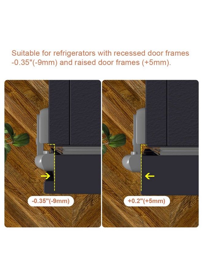Eudemon 1 Pack Updated Child Proof Refrigerator/Fridge/Freezer Door Lock Apply To Max 1"(25Mm) Sealing Strip For Toddlers And Kids No Tools Need Or Drill(Grey) - Image 5