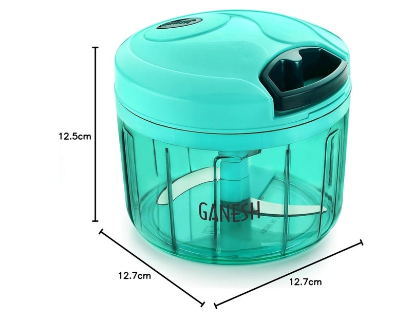 GANESH قطاعة خضروات بلاستيكية، أخضر بركة (725 مل) - Image 5