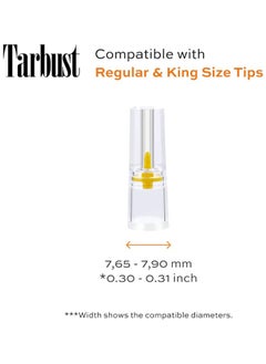 Tarbust 600 Cigarette Filters, Cigarette Filters That Removes Tar and Chemicals, Reusable Cigarette Filter Tips for Regular & King Size Cigarettes, Cleaner Smoke  - Image 5