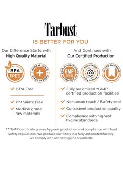 Tarbust 600 Cigarette Filters, Cigarette Filters That Removes Tar and Chemicals, Reusable Cigarette Filter Tips for Regular & King Size Cigarettes, Cleaner Smoke  - Image 2