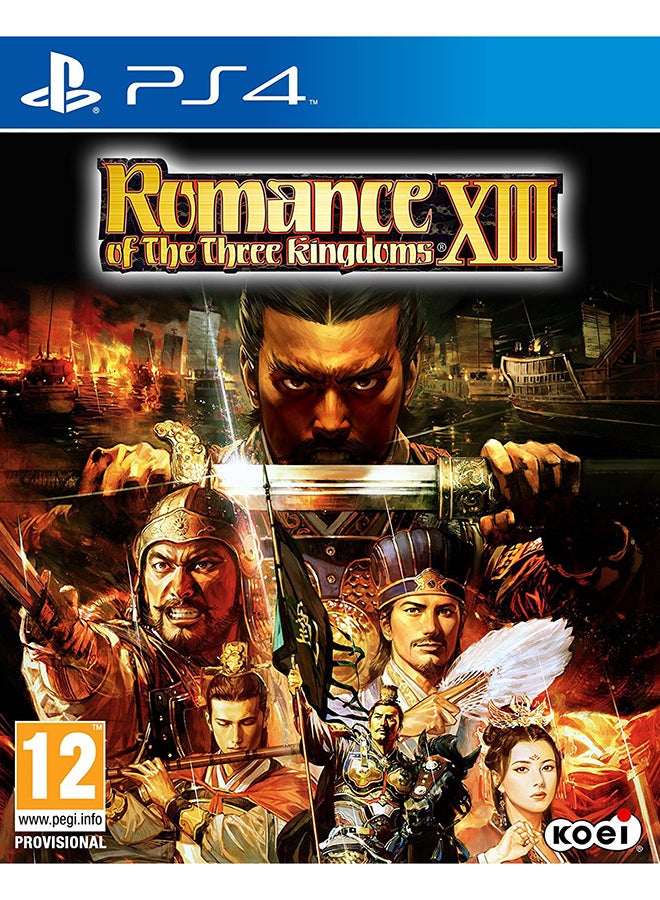 كوي تيكمو لعبة فيديو "Romance Of The Three Kingdoms XIII" - بلايستيشن 4 (PS4) - مغامرة - Image 1
