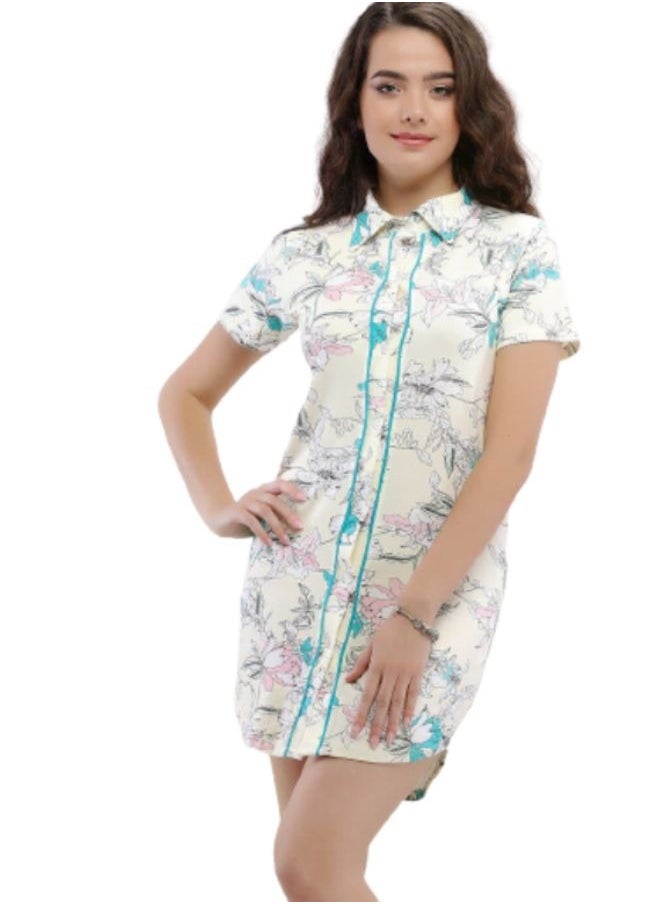 Ganna - Buttoned cotton nightgown - Image 1