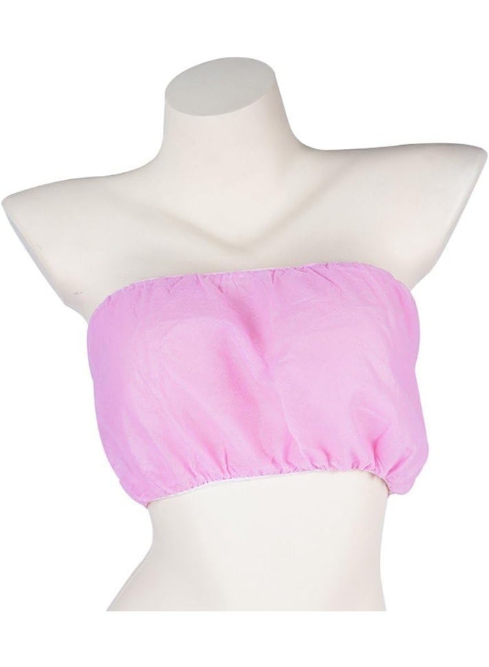 HK 20 Pcs Disposable Nonwoven Bras Pink - Image 1