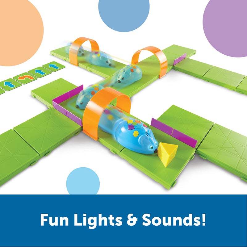 Learning Resources Code Go Robot Mouse Activity Set ScreenFree Coding Robot Toy Early Programming for Kids Ages 4 STEM Robotics Kit - Image 4
