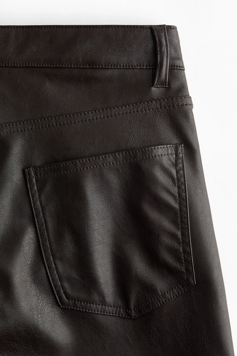 اتش اند ام بنطلون مطلي بقصة ساق باريل