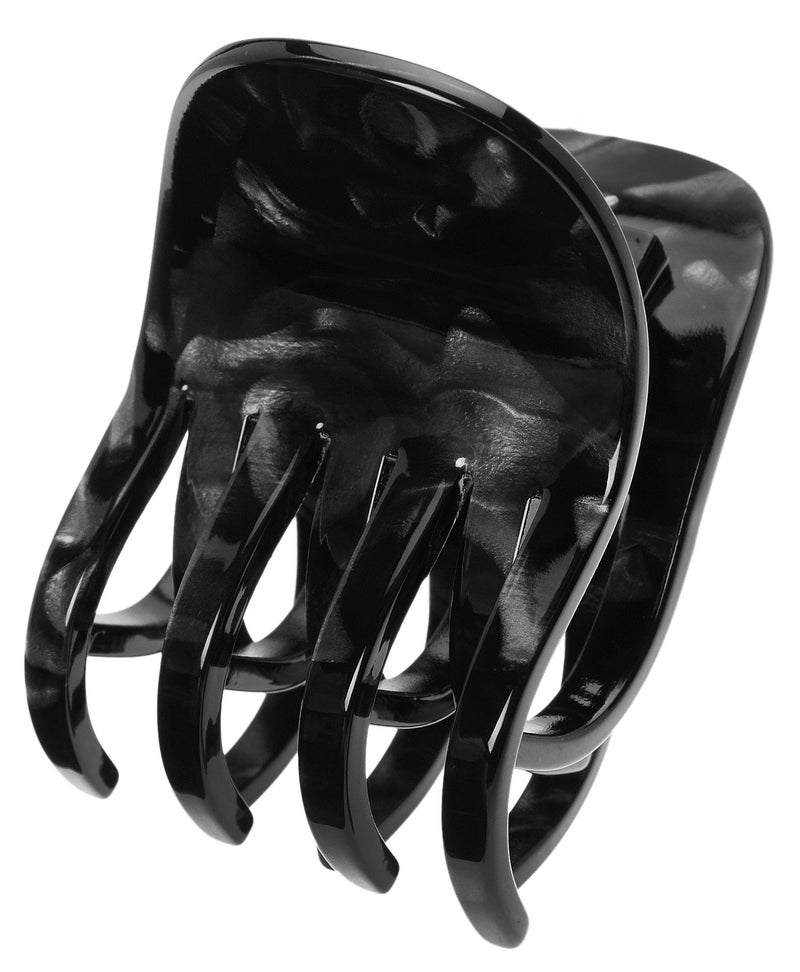 France Luxe Double Tooth Claw Clip - Nacro Black - Image 1