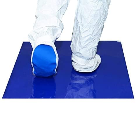 ALTS ELECTRONIC Sky-Polyethylene Film ESD Safe Cleanroom Sticky Mat (2 Feet x 3 Feet, Blue) - 1 Mat, 30 Peelable Sheets (Pack of (1) - Image 2