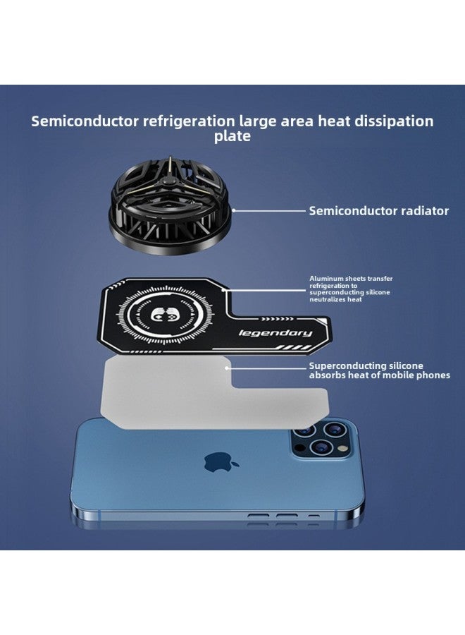 Explosions Of Mobile Phone Radiator Heat-equating Sheet Semiconductor Refrigeration Surface Amplifier Upgrade Three Generations Cooling Composite Sheet-Colour:Heat Sink—back Clip Style - Image 5