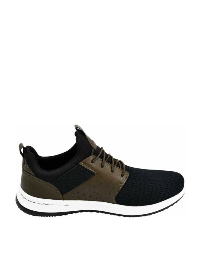 SKECHERS Men's Classic Fit Delson Camben Sneaker, Black/Brown, 10 W US - Image 1