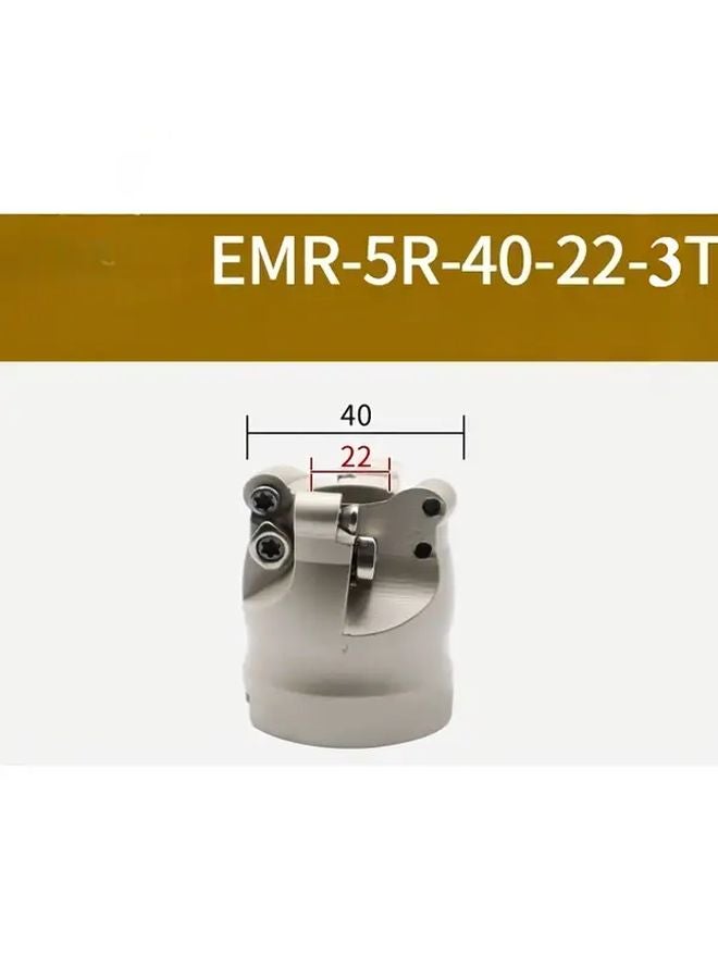 EMR 5R40 22 3T Round Nose Milling Cutter Head High Carbon Steel CNC End Mill Holder - Image 1
