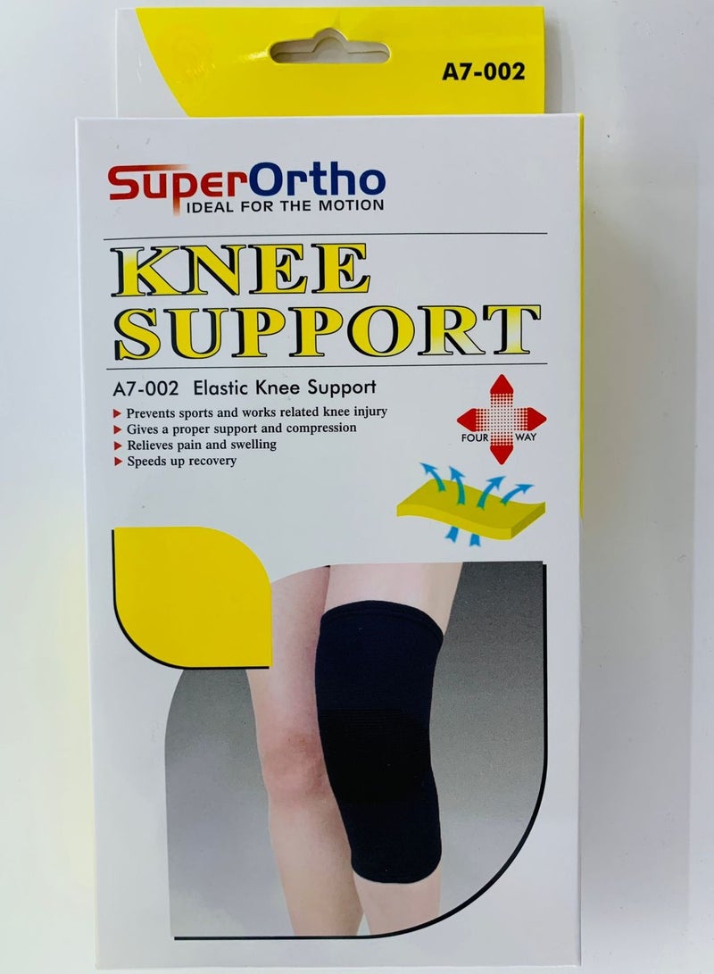 SuperOrtho دعامة الركبة المرنة A7-002 (L) باللون الأسود - Image 1