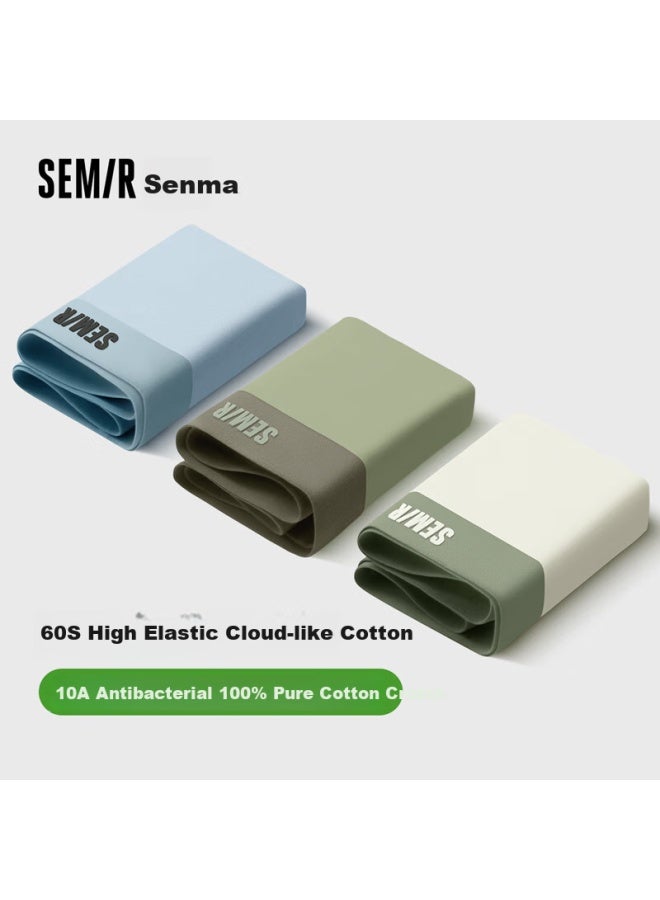 SEMIR Senma Men's Underwear 60s Cotton 10a Antibacterial Dust Mite-proof Breathable Square Shorts Xxl - Image 1