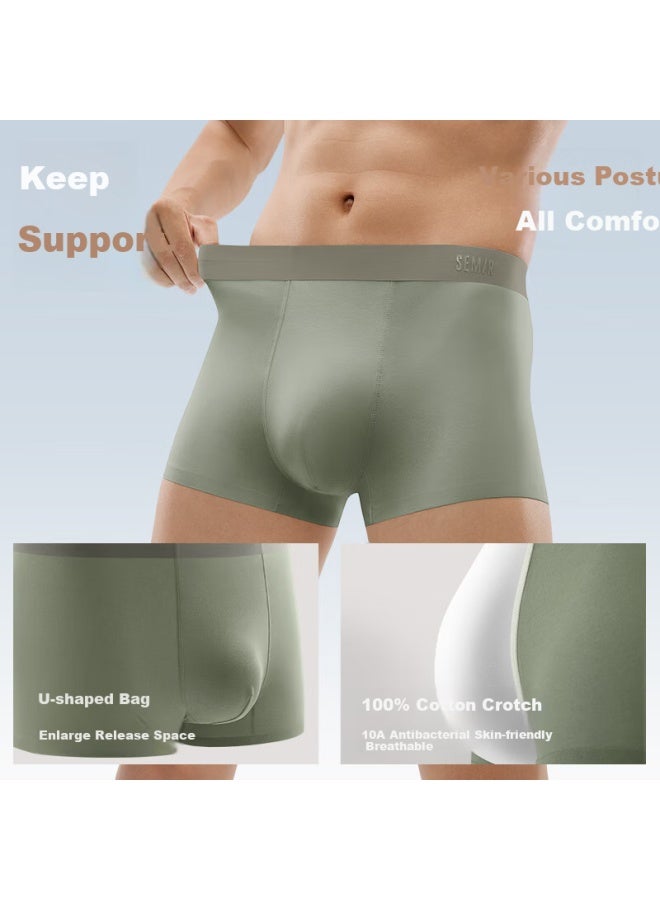 SEMIR Senma Men's Underwear 60s Cotton 10a Antibacterial Dust Mite-proof Breathable Square Shorts Xxl - Image 4
