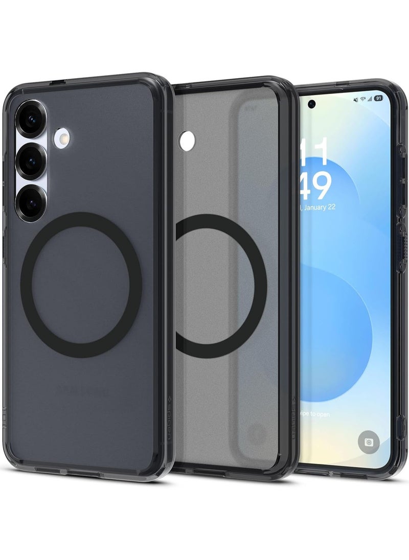Spigen Ultra Hybrid MagFit for Samsung Galaxy S25 Case Cover with MagSafe (2025) - Frost Black  - Image 1