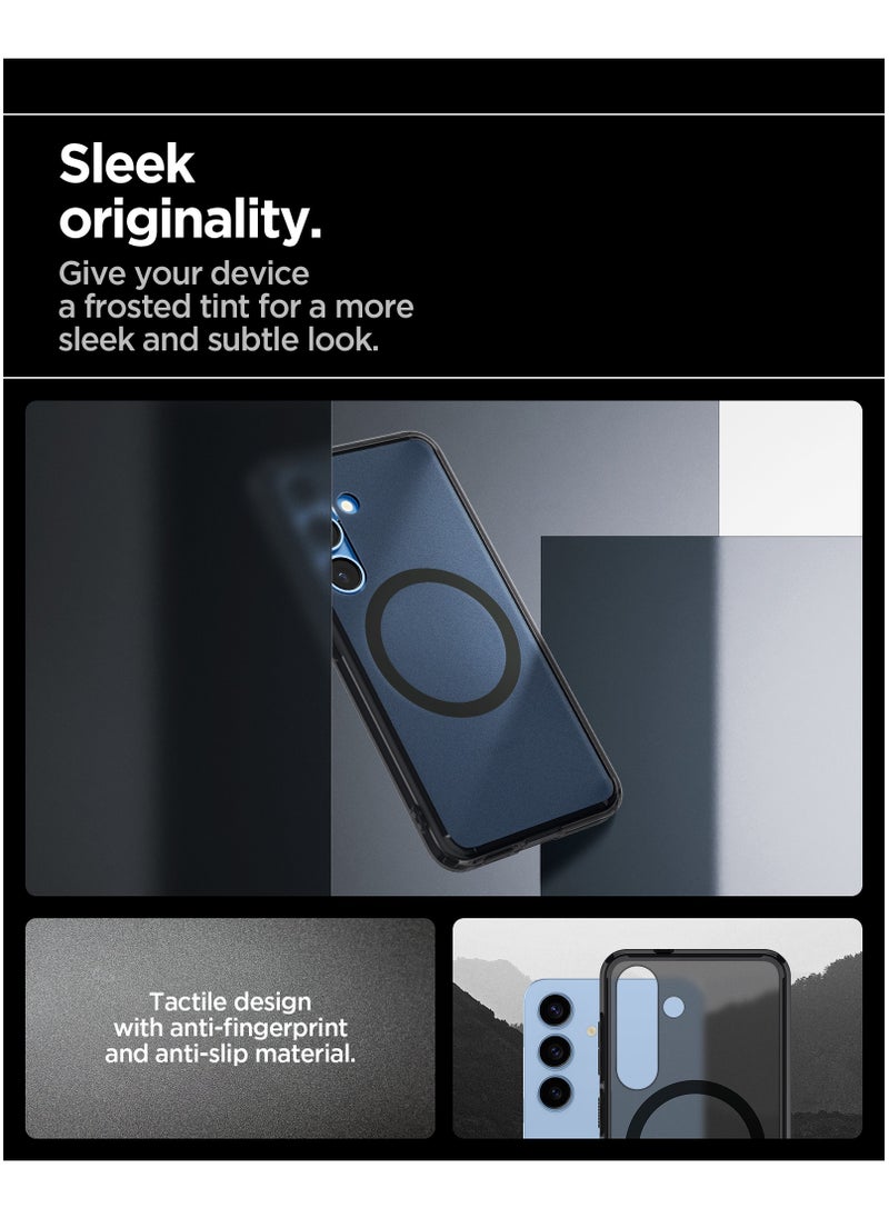Spigen Ultra Hybrid MagFit for Samsung Galaxy S25 Case Cover with MagSafe (2025) - Frost Black  - Image 4