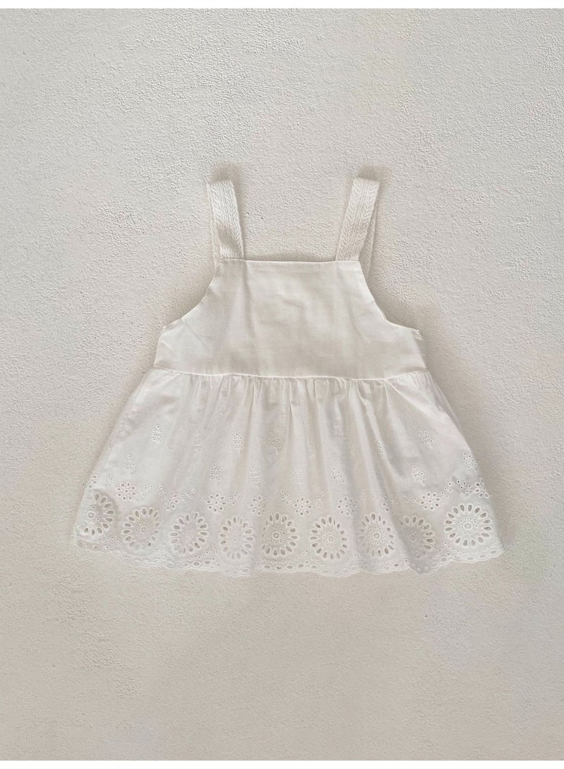 Bafanou Bafanou Summer Newborn Baby Cotton Clothes 2pcs Sets Newborn Solid Color Sling Top Casual Shorts  - Image 5
