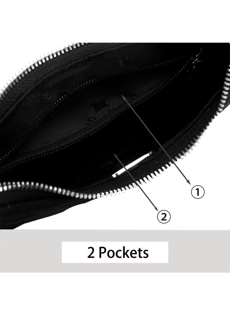 Nylon Handbag for Women ,Tote Handbag  ,Satchel Bag,Top Zip Shoulder Bag,Purses ,Adjustable Strap（ black bag with black and white pattern） - pzsku/Z88223975C52655D2C4DBZ/45/_/1739116251/6a1a62b9-0e08-4f1f-bef0-3bf241d972cf