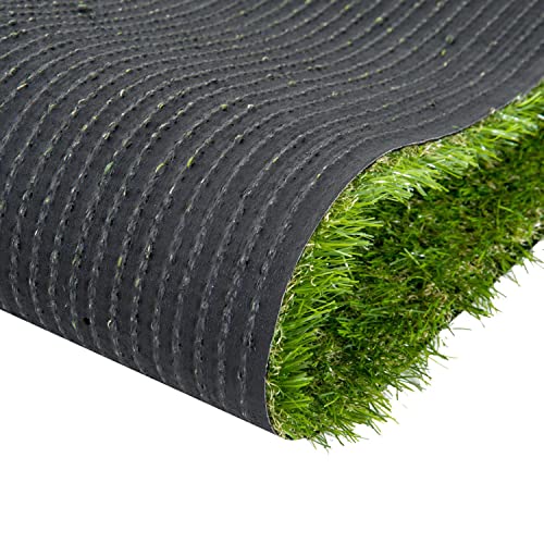 Purav Light 40mm(Size- 2 X 1.3 Feet). Natural Looking Anti Slip Artificial Green Grass Mat for Floor Home Grass Carpet for Balcony - Image 5