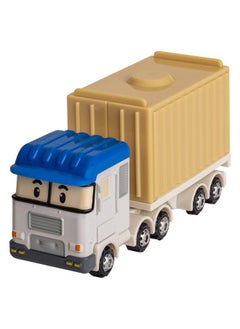Robocar Poli Terry Die Cast Metal Toy Cars Cargo Truck Container Semi Tractor Toys (Non Transforming Diecast Figure Vehicles) Kids For Ages 3 And Up Holiday Kids Gift  - Image 1