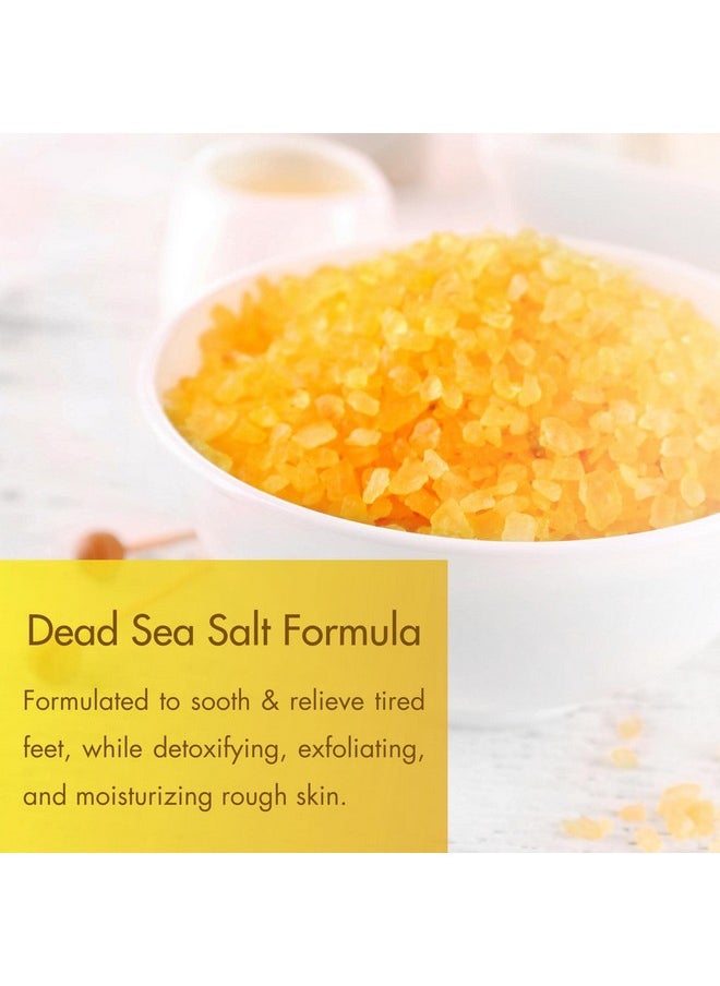 Detox Foot Soak Pedicure And Bath Fine Salt Lemon And Lime128 Ozmade With Dead Sea Salts Argan Oil Coconut Oil And Essential Oilhydrates Softens And Moisturizes