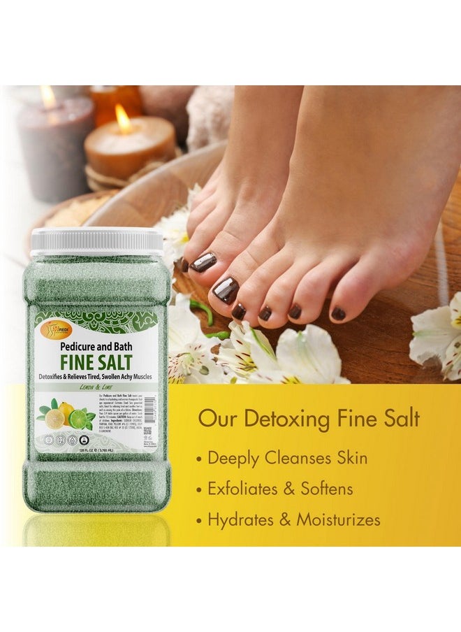 Detox Foot Soak Pedicure And Bath Fine Salt Lemon And Lime128 Ozmade With Dead Sea Salts Argan Oil Coconut Oil And Essential Oilhydrates Softens And Moisturizes