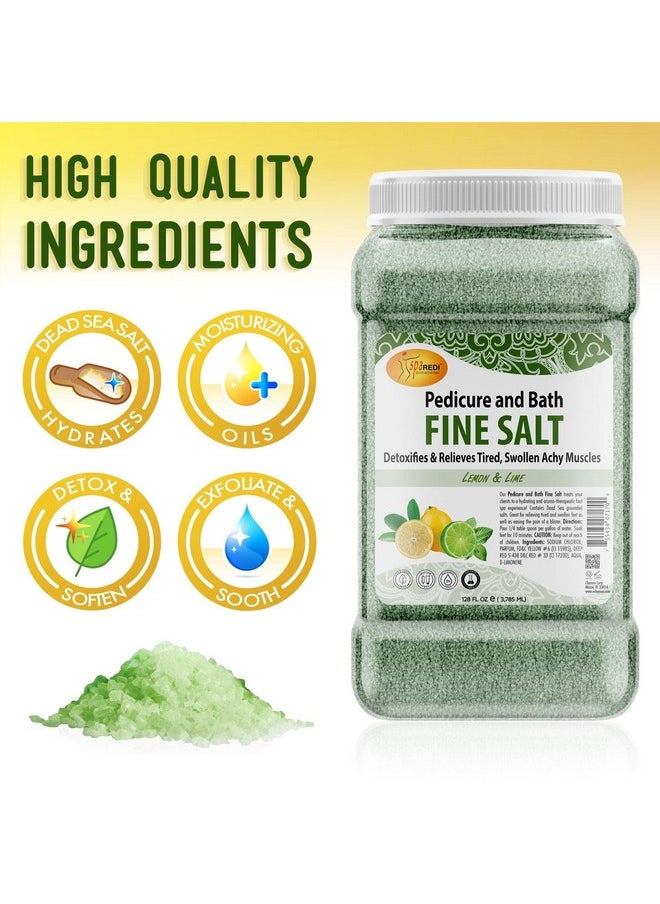 Detox Foot Soak Pedicure And Bath Fine Salt Lemon And Lime128 Ozmade With Dead Sea Salts Argan Oil Coconut Oil And Essential Oilhydrates Softens And Moisturizes
