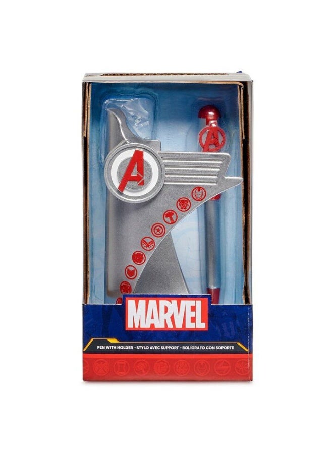 MARVEL Marvel Avengers Pen with Collector Display Holder – Hero Icons Design  - Image 2