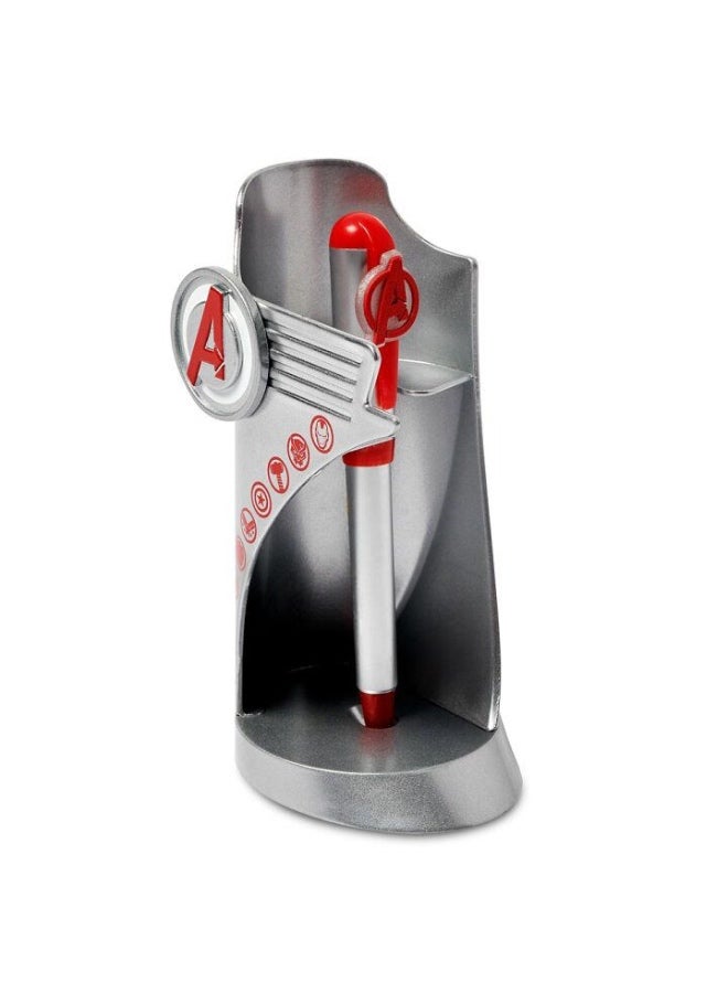 MARVEL Marvel Avengers Pen with Collector Display Holder – Hero Icons Design  - Image 3