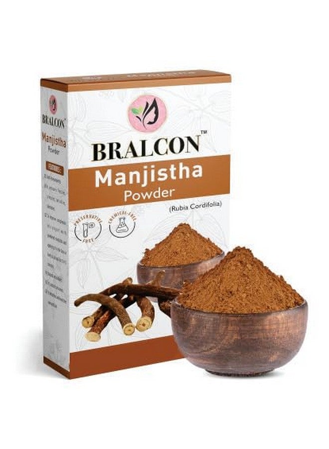 BRALCON Mulethi Powder, Manjistha Powder Combo -200g(100g x 2 Pack) | Liquorice Powder| Rubia Cordifolia for Face & Skin, Hair - Image 2