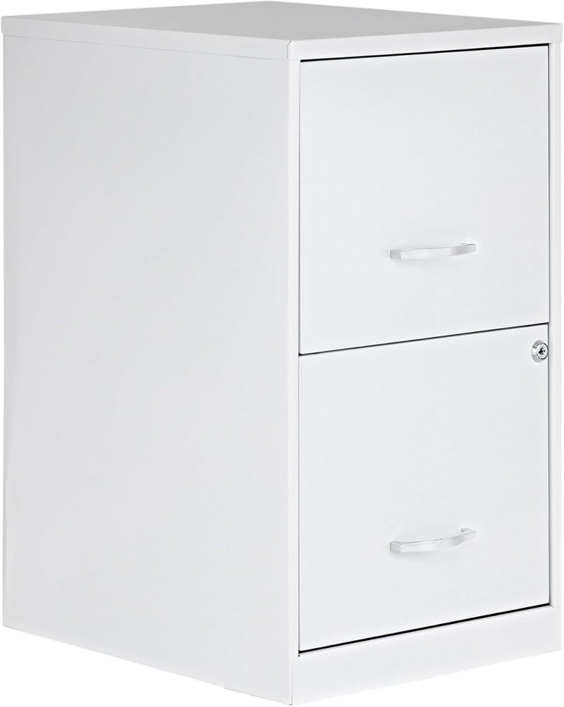 NuSparc 2 Drawer Locking Filing Cabinet | Pre-Assembled Steel Construction | Space-Saving Design is Perfect for Home and Small Office | Letter-Size | Assembled in North America - Image 1