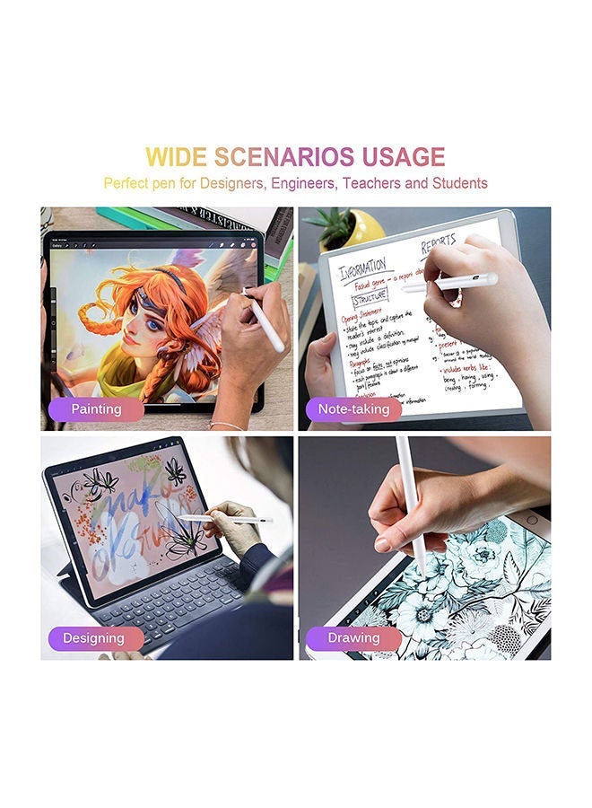 قلم ستايلس لجهاز آبل آيباد قلم 2018-2020 أبيض - Image 4