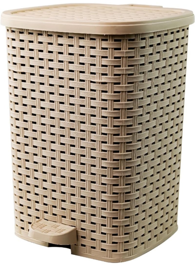 El Watania Greek National Pedal Bin 12 Liters Size (2) Beige 6222011777212