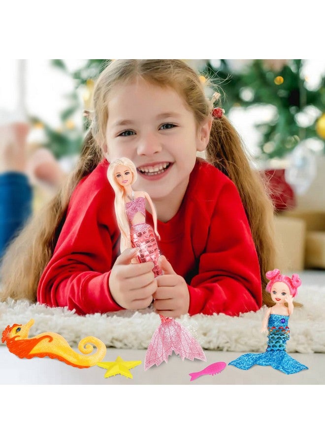 BETTINA Princess Doll with Seahorse Play Gift Set | Mermaid Toys with Accessories and Doll Clothes for Girls (Pink) - Image 4