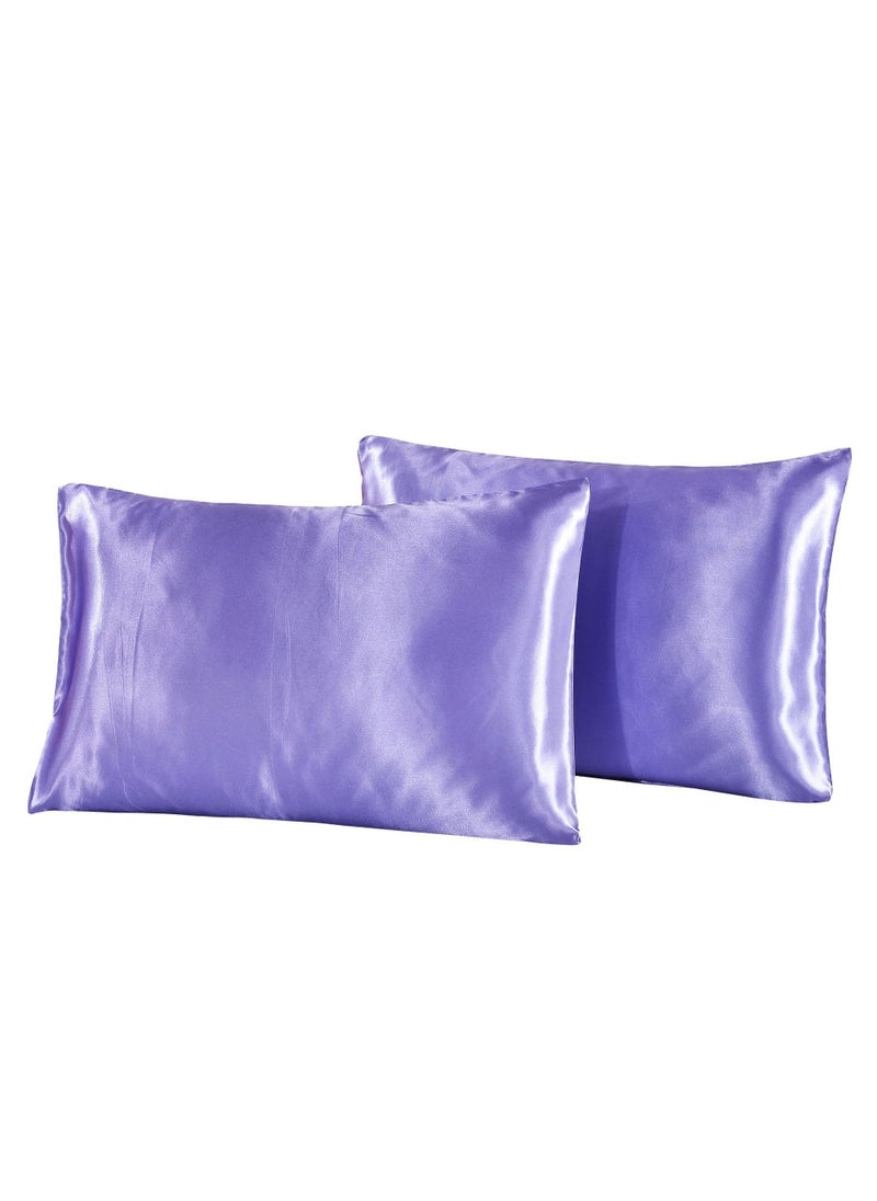 Y&D 2-Piece Simple Solid Colour Pillow Case Cover  - Image 1