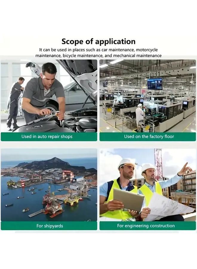 46 Piece Black Tool Box Professional Car Repair Tool Set Portable Durable - Image 5