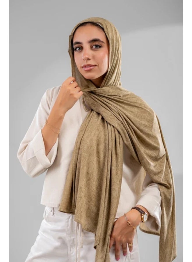 طرحة جيل لايكرا تايلاندي جيل راقية - بيج داكن