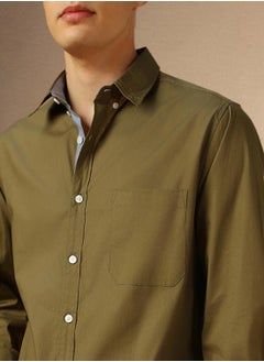 Dennis Lingo Olive Shirt For Men For Men  - Image 4