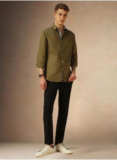 Dennis Lingo Olive Shirt For Men For Men  - Image 5