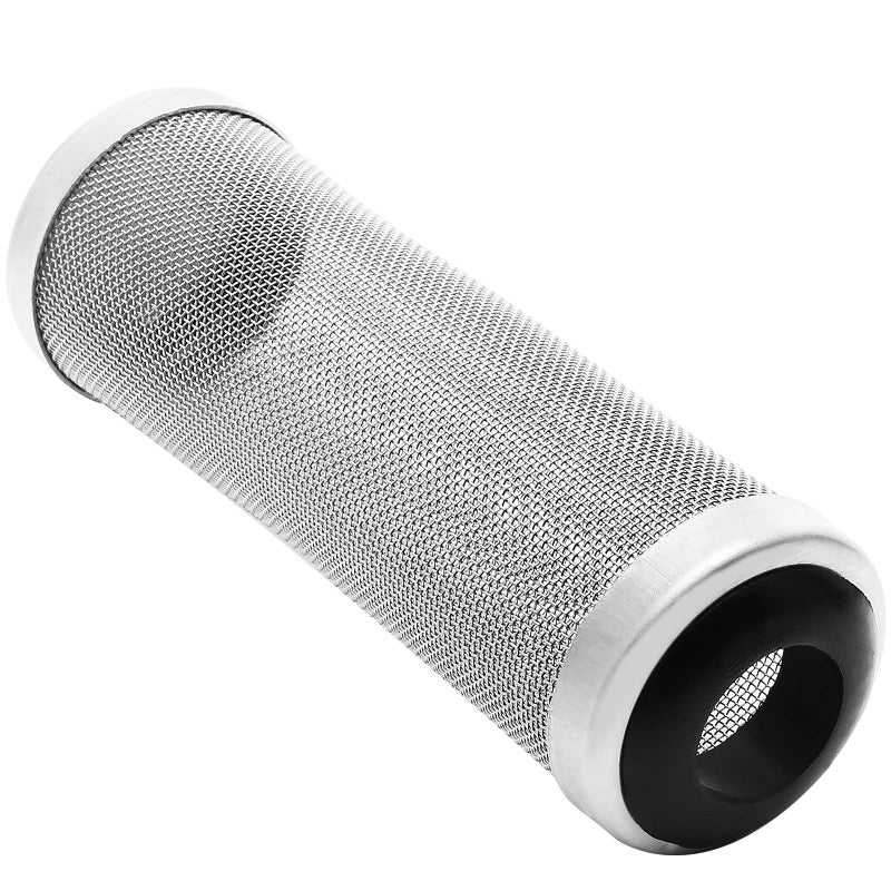 Bivethoi Stainless Steel Aquarium Filter Intake Cover, 16mm Shrimp Filter Guard Metal Fish Tank Filter Intake Strainer, Mesh Tube Filter Net Cover Aquarium Inlet Filter Screen for Fish Tank - Image 1