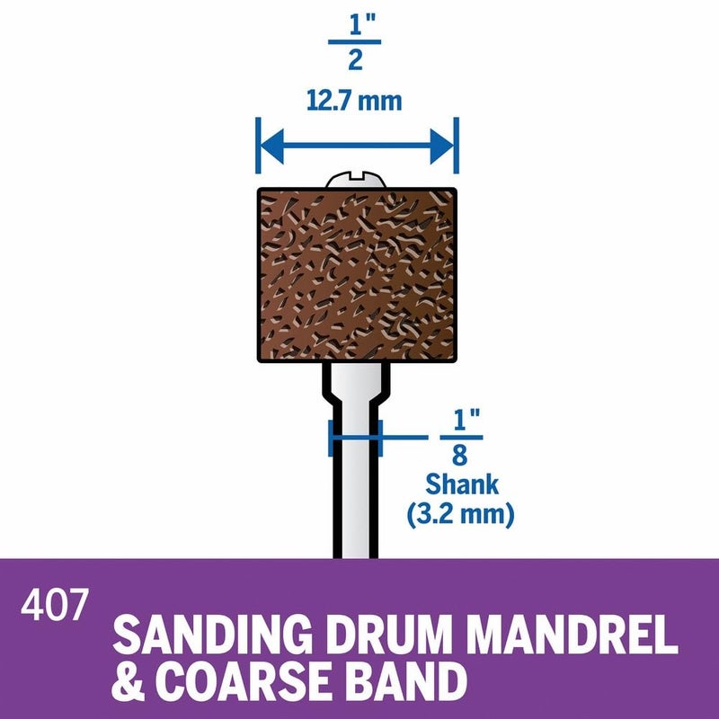 Dremel 407 1/2" Sanding Band, 60 Grit - Image 2
