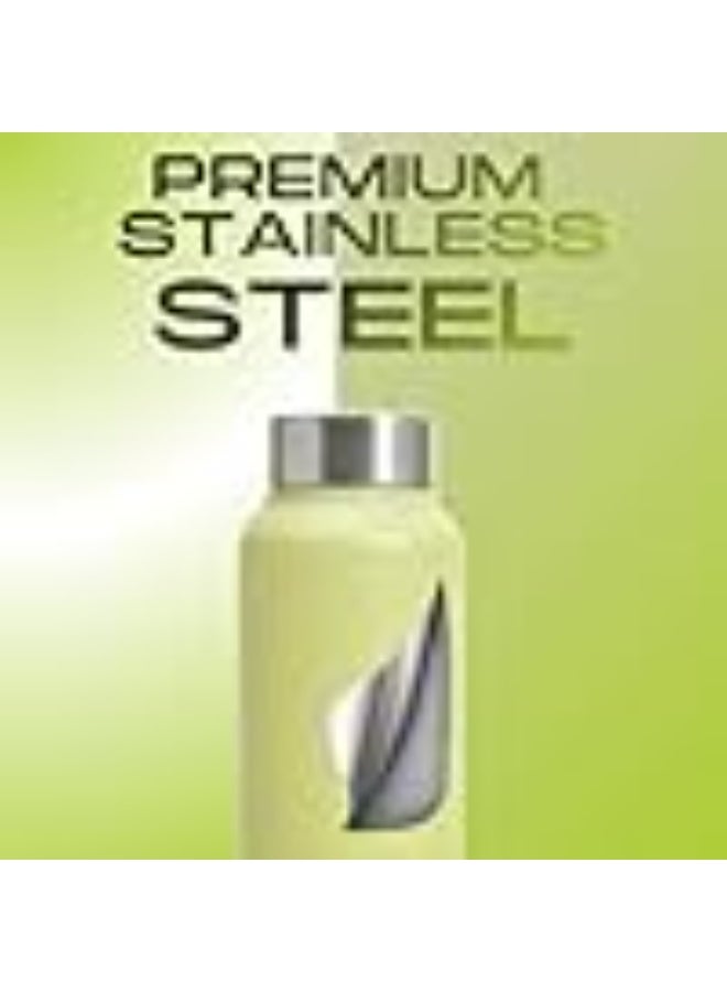 Speedex Stainless Steel Water Bottle 1 Ltr, Leak Proof Screw Cap, BIS Approved 1000 ml Metal Bottle For Daily, Office, School, Gym, Travel Use for Men, Women, Kids, Adults, Lime Green, Set of 4 - Image 3