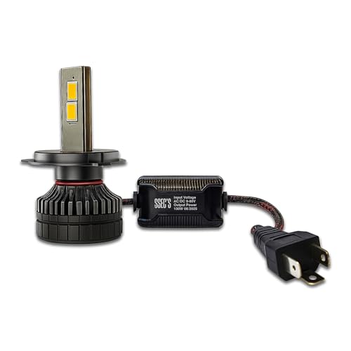 MIKANIX Super Bright LED Headlight Bulb 130W | High & Low | Dual Beam With Cooling Fan | Universal for Bikes | Scooty | Motorbike And Cars - Image 1