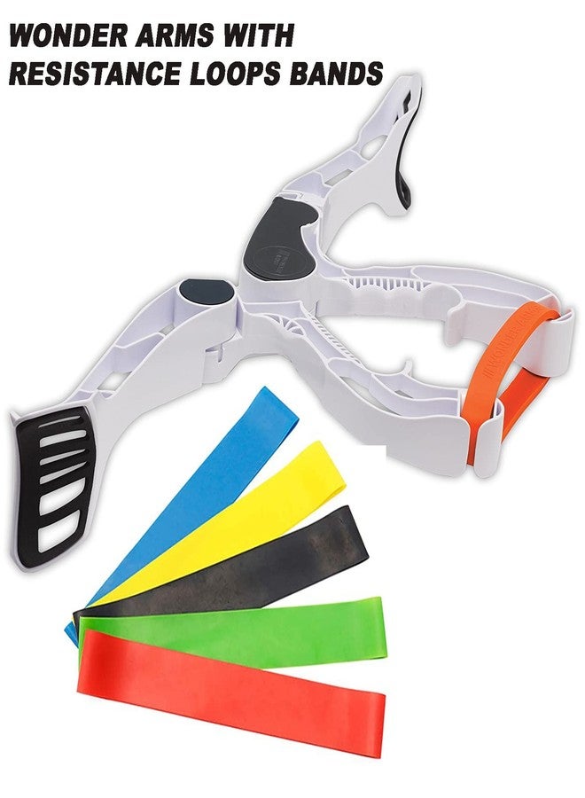 وايت كلاود ترانسفورمينج هومز مجموعة Whitecloud TRANSFORMING HOMES® من معدات التدريب Wonder Arms Total Workout System (W 068) مع حلقات مقاومة اللياقة البدنية (مجموعة من 5، RB 5-1) - Image 3