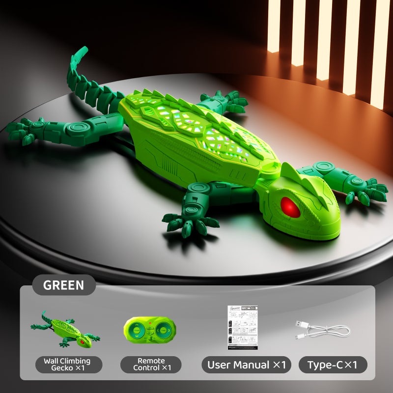 Electric R/C Wall Climbing Lizard Chameleon Toy - Image 1