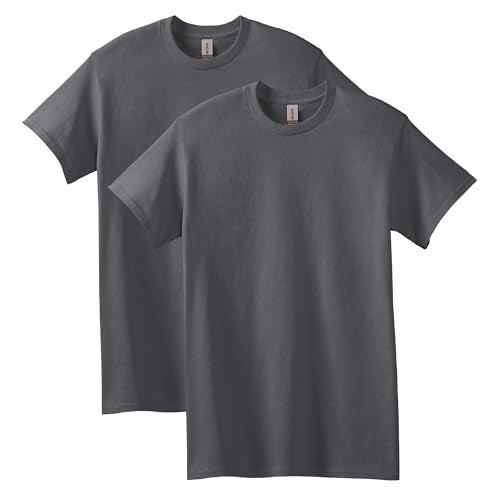 Gildan mens Heavy Cotton T-shirt, Style G5000, Multipack Shirt, Charcoal (2-pack), 3X-Large US - Image 1